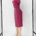 Color-Dress Basic Elastic Waist Short Sleeve Solid Color T shirt Midi Dress-Fancey Boutique