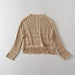 Color-Spring Women Clothing Loose Hole Decorative Short Knitwear-Fancey Boutique
