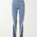 Color-Blue-Jeans Spring Elastic Slim Fit Drill Chain Tassel High-Grade Exquisite Pants Women-Fancey Boutique