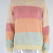 Color-Autumn Casual Sweater Loose Crew Neck Color Knitwear Top Color Block-Fancey Boutique