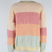 Color-Autumn Casual Sweater Loose Crew Neck Color Knitwear Top Color Block-Fancey Boutique