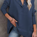 Color-Loose Hooded Sweater Women Mid Length Autumn Winter Solid Color Casual Bottoming Shirt Top-Fancey Boutique