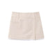 Color-White Skirt-Women Short Blazer High Waist Mini Skirt Set-Fancey Boutique