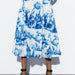 Color-Printing Color Contrast Skirt Sweet Fresh Women Skirt Spring Arrival High A line Skirt-Fancey Boutique