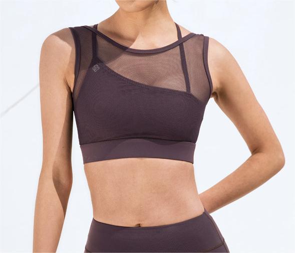 Color-Sports Underwear Women Shockproof Push-up Mesh Backless Bra Women Quick Drying Fitness Yoga Wear Vest Summer Thin-Fancey Boutique