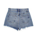 Color-Summer Women Clothing Perforated Hole Decoration High Waist Denim Shorts-Fancey Boutique