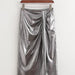 Color-Women Elegant Dress Summer Glossy Slimming Elegant Skirt-Fancey Boutique