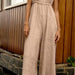 Color-Summer Street Texture Long Jumpsuit-Fancey Boutique