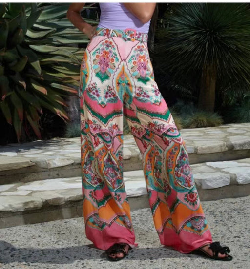 Color-Pink-Summer New Wrap Dress Two Piece Pants Set-Fancey Boutique
