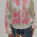 Color-White-Supply Spring Varsity Jacket Jacket Sexy Gradient Sequin Jacket-Fancey Boutique