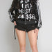 Color-Black-Supply Spring Varsity Jacket Jacket Sexy Gradient Sequin Jacket-Fancey Boutique