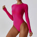 Color-Sexy Slim Yoga Long Sleeve One Piece Ballet Dance Bottoming Skinny Jumpsuit-Fancey Boutique