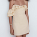 Color-Women Summer Ruffled Dress Elegant off Shoulder Waist Hip-Fancey Boutique
