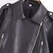 Color-Spring Women Clothing Zipper Ornament Motorcycle Leather Coat Black Leather Jacket Coat-Fancey Boutique