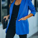 Color-Spring Summer Women Clothing One Button Long Sleeve Candy Color Blazer-Fancey Boutique