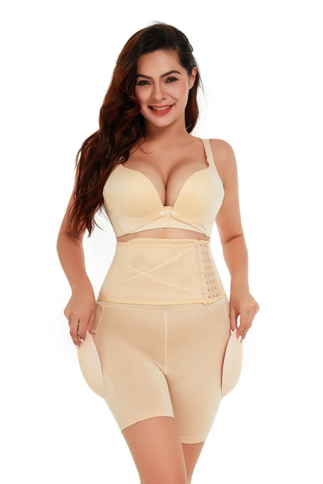 Color-Three Breasted Adjustable High Waist Hip Contracting Underwear Belly Contracting Slimming Pants-Fancey Boutique