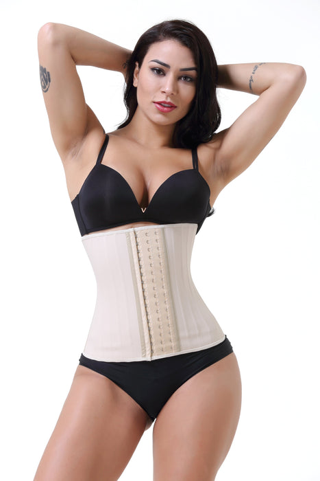 Color-Rubber Corset Glossy Latex Waist Shaping Clothes Women Belly Contracting Belly Band Latex-Fancey Boutique