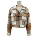 Color-Autumn Winter Women Clothing Plaid Long Sleeve Shacket-Fancey Boutique