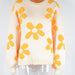 Color-Apricot-Autumn Winter Women Printed Sweater Pullover Floral Plus Size Sweater Women-Fancey Boutique
