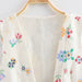 Color-Women Linen Printed Blended Vest Linen Printed Culottes-Fancey Boutique