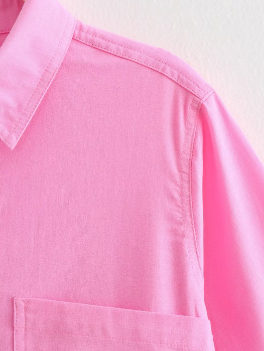 Color-Summer Women Clothes Top Linen like Loose Shorts-Fancey Boutique