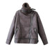 Color-Taupe-Women Clothing Stand Collar Heavy Industry Faux Jacket All Matching Long Sleeved Jacket Coat-Fancey Boutique