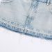 Color-Summer Women Clothing Effect Denim Short Top-Fancey Boutique