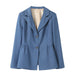 Color-Autumn Winter Personalized Blazer Blue Blazer-Fancey Boutique