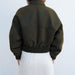 Color-Autumn Winter Zipper Short Bomber Jacket Coat Women Color Handsome-Fancey Boutique