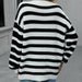 Color-Autumn Winter Striped Sweater Women Knitted Crew Neck Pullover Sweater Women-Fancey Boutique