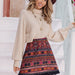 Color-Mixed Batch Women Skirt Slim Tassel Layered-Fancey Boutique