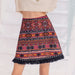 Color-Mixed Batch Women Skirt Slim Tassel Layered-Fancey Boutique