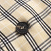 Color-Autumn Winter Double Breasted Plaid Cotton Tweed Slim Collar Office Cut Label Brown Small Blazers-Fancey Boutique
