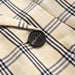 Color-Autumn Winter Double Breasted Plaid Cotton Tweed Slim Collar Office Cut Label Brown Small Blazers-Fancey Boutique