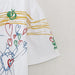 Color-Summer Women Clothing Contrast Color Embroidery T shirt-Fancey Boutique