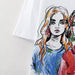 Color-Women Clothing Girl Printed round Neck Short Sleeve T shirt Top-Fancey Boutique
