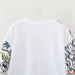 Color-Early Autumn Women Clothing Office round Neck Short Sleeve Girl Printed T shirt-Fancey Boutique