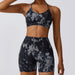 Color-Camouflage Printing Seamless Yoga Suit Quick Drying High Waist Running Fitness Tight Sports Suit-Fancey Boutique