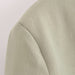 Color-Elegant Solid Color Stitching Mesh V Neck Top Autumn Loose Fitting Slimming Coat-Fancey Boutique