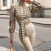 Color-Long Sleeve Sexy Backless Korean Ladies Lattice Top-Fancey Boutique