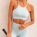 Color-Yoga Wear Sleeveless Sports Underwear Workout Beauty Back Bra Running Shockproof High Intensity Training-Fancey Boutique