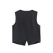 Color-Fall Women Clothing Office Office Lady Black Short Vest-Fancey Boutique