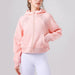 Color-Autumn Winter Yoga Wear Hooded Sweater Thick Loose Casual Full Zipper Sports Jacket Women Workout Clothes-Fancey Boutique