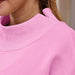 Color-Women Clothing Neckline Slit Loose Casual Half Turtleneck Brushed Hoody-Fancey Boutique