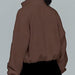 Color-Women Clothing Polar Fleece Sports Jacket Velvet Stand Collar Zipper Jacket-Fancey Boutique