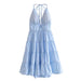 Color-Women Light Blue Strap Dress Cup-Fancey Boutique