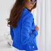 Color-Women Solid Color Career Top Jacket-Fancey Boutique