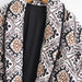 Color-Autumn Winter Women Clothing Retro Stitching Printing Pocket No Buckle Cotton Jacket Short Coat-Fancey Boutique