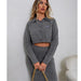 Color-Knitted Suit Dress Women Autumn Slim Fit High Grade Gentle Graceful Fashionable Casual Two Piece Sweater-Fancey Boutique