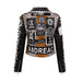 Color-Motorcycle Leather Clothing Women Leopard Print Motorcycle Clothing Leather Jacket Coat-Fancey Boutique